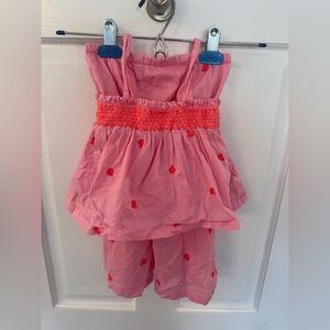 Gap size 2 pink 2-piece tank and pant set